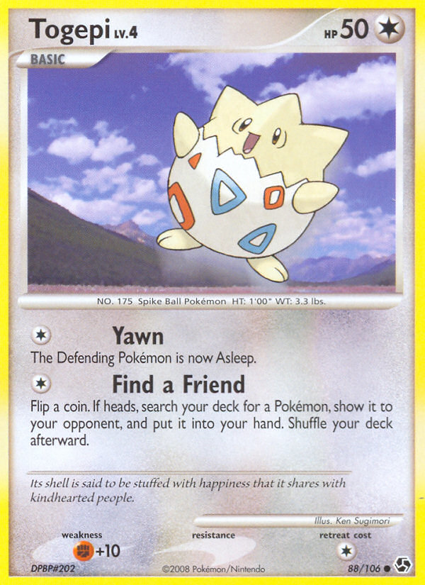 Togepi (88 106) [Diamond & Pearl: Great Encounters] Sale