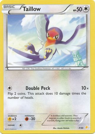 Taillow (7 30) [XY: Trainer Kit 3 - Pikachu Libre] Hot on Sale