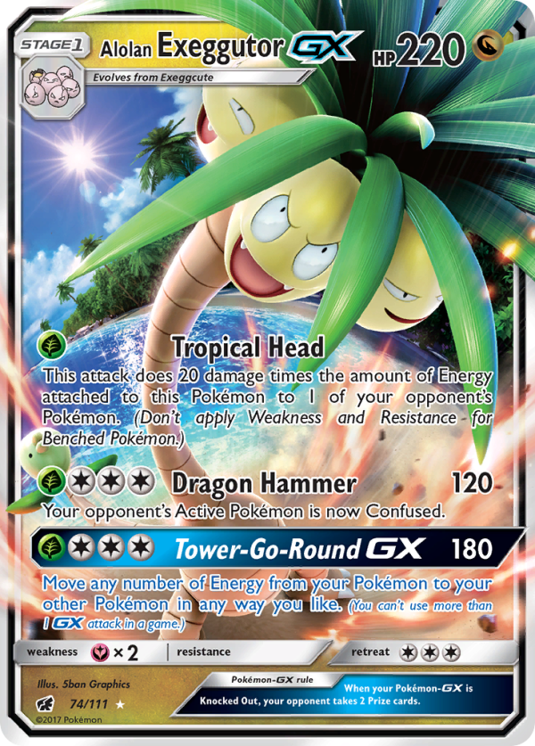 Alolan Exeggutor GX (74 111) [Sun & Moon: Crimson Invasion] Online