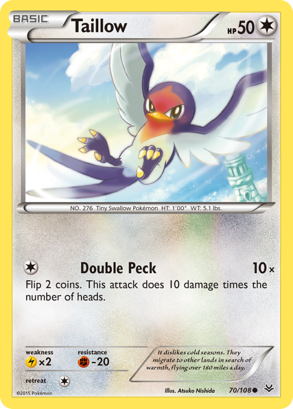 Taillow (70 108) [XY: Roaring Skies] Sale