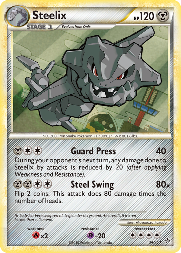 Steelix (24 95) [HeartGold & SoulSilver: Unleashed] For Cheap