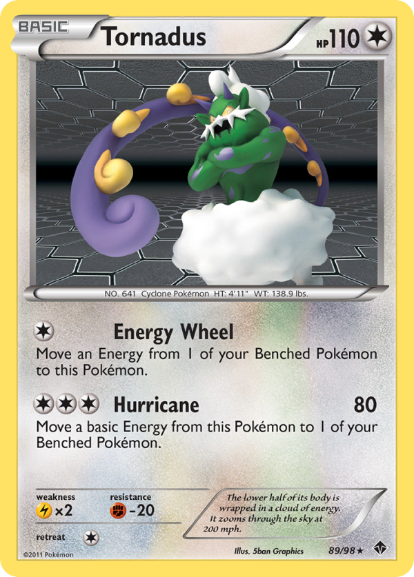 Tornadus (89 98) [Black & White: Emerging Powers] For Discount