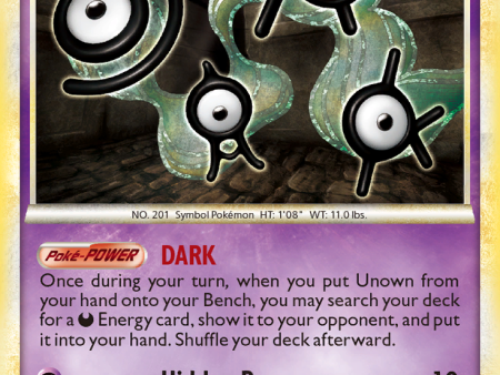 Unown (40 90) [HeartGold & SoulSilver: Undaunted] Online Sale