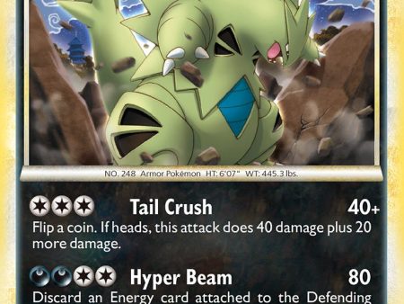 Tyranitar (26 95) (Theme Deck Exclusive) [HeartGold & SoulSilver: Unleashed] Supply