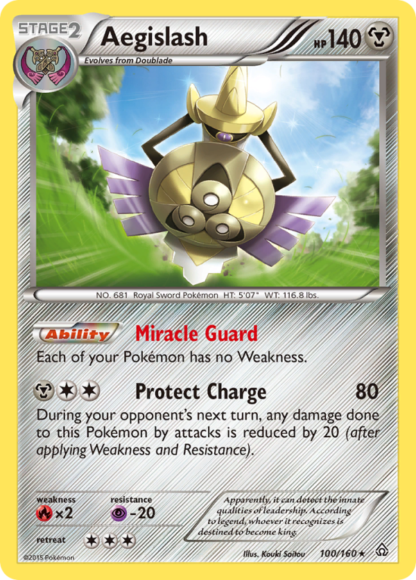 Aegislash (100 160) [XY: Primal Clash] on Sale