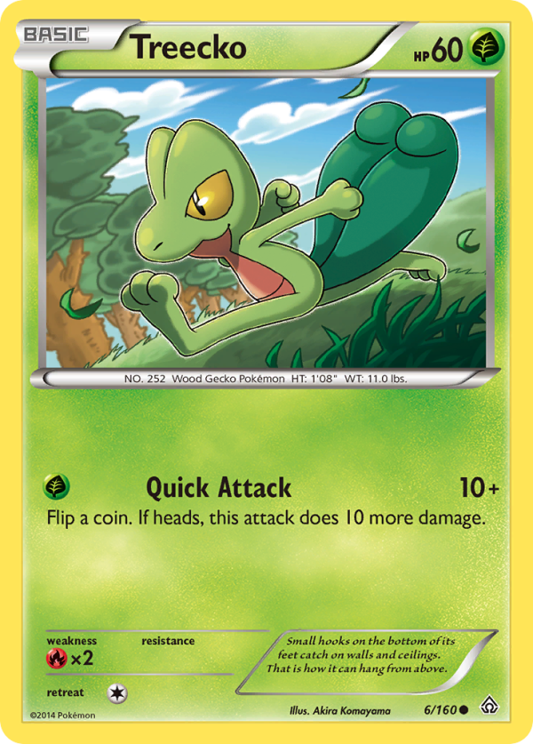 Treecko (6 160) [XY: Primal Clash] For Sale