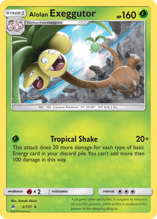 Alolan Exeggutor (2 131) [Sun & Moon: Forbidden Light] Online Hot Sale