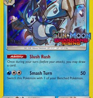 Alolan Sandslash (SM18) (Staff Prerelease Promo) [Sun & Moon: Black Star Promos] Online