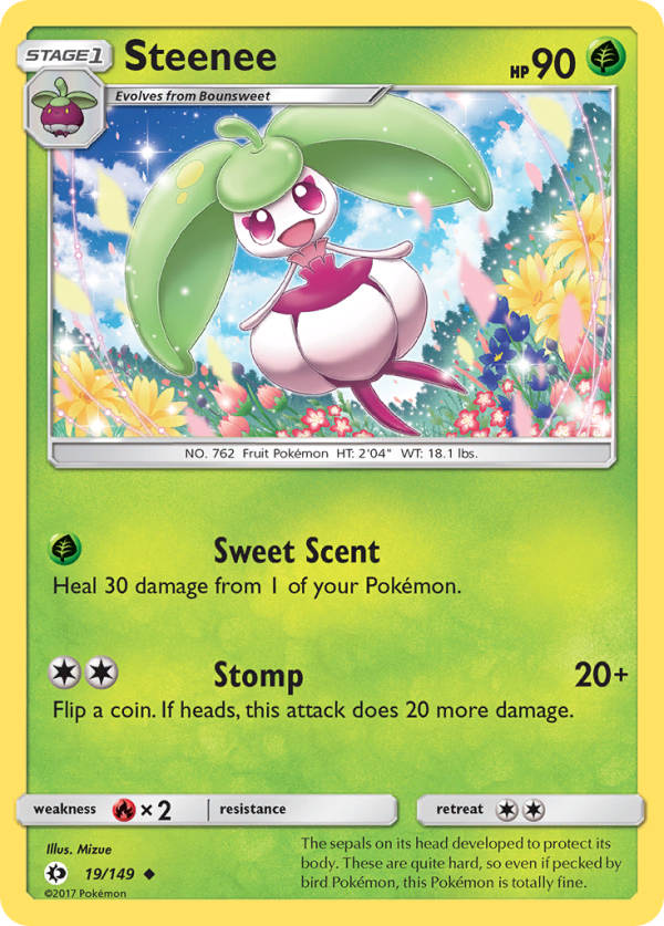 Steenee (19 149) [Sun & Moon: Base Set] Online Hot Sale