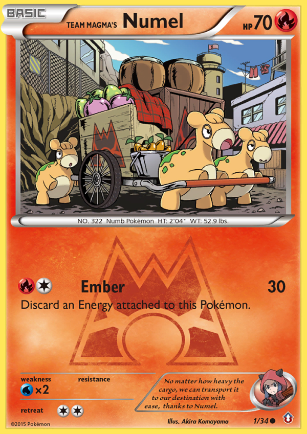 Team Magma s Numel (1 34) [XY: Double Crisis] Discount