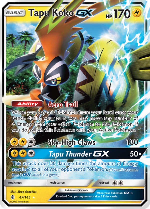 Tapu Koko GX (47 145) [Sun & Moon: Guardians Rising] Online Hot Sale