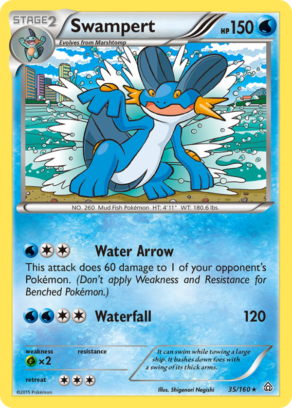 Swampert (35 160) [XY: Primal Clash] Supply