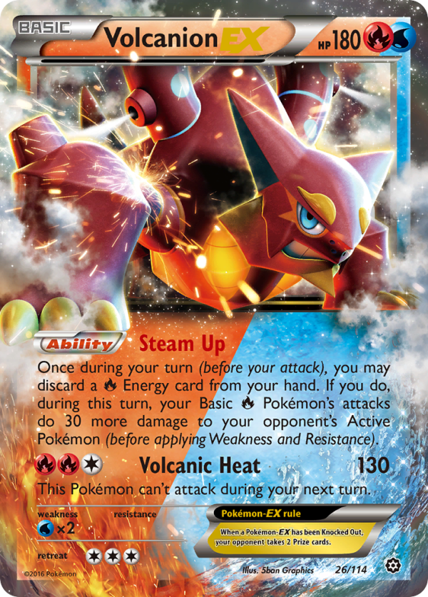 Volcanion EX (26 114) [XY: Steam Siege] Discount