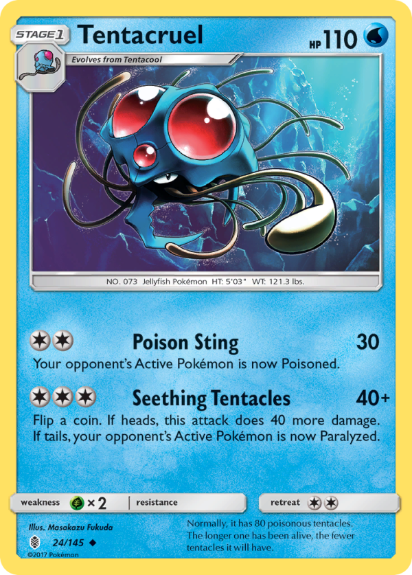 Tentacruel (24 145) [Sun & Moon: Guardians Rising] on Sale