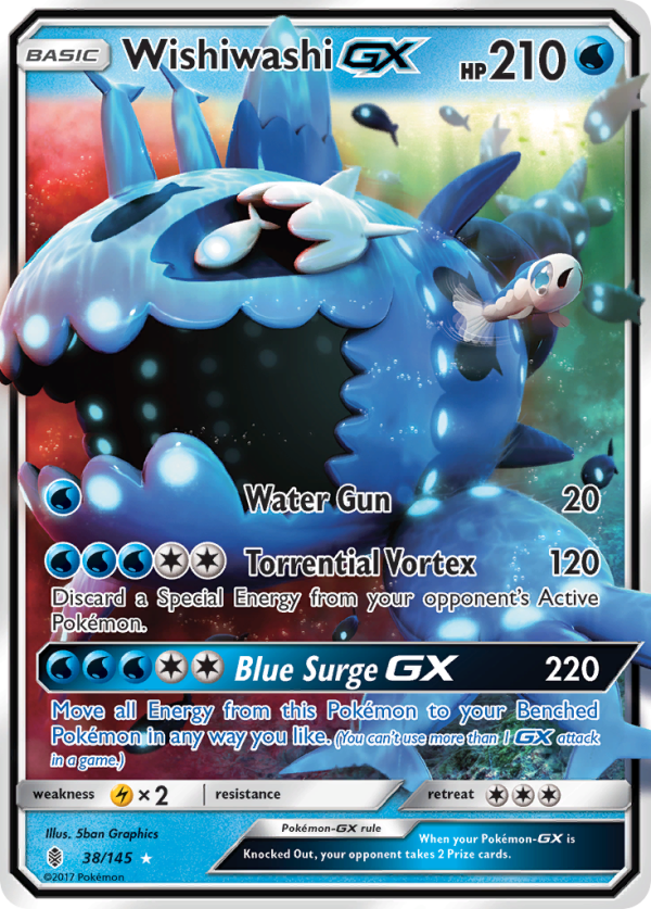 Wishiwashi GX (38 145) [Sun & Moon: Guardians Rising] Supply