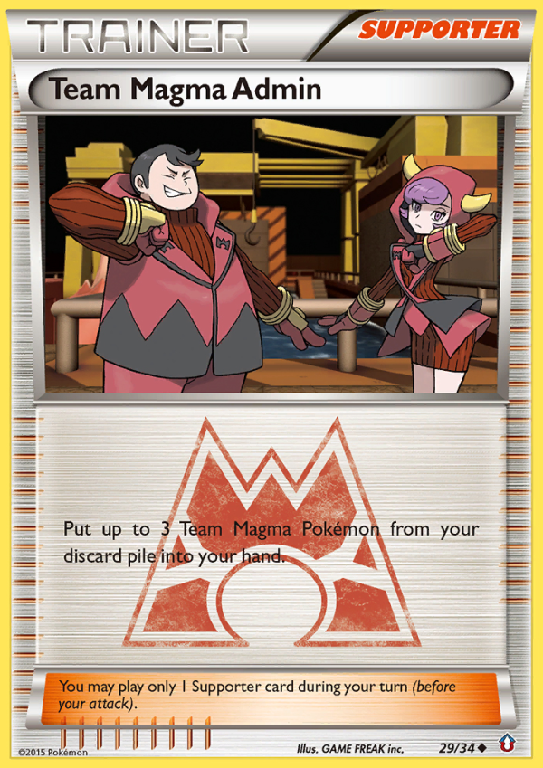 Team Magma Admin (29 34) [XY: Double Crisis] Hot on Sale