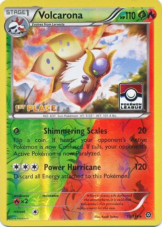 Volcarona (15 114) (League Promo 1st Place) [XY: Steam Siege] Sale