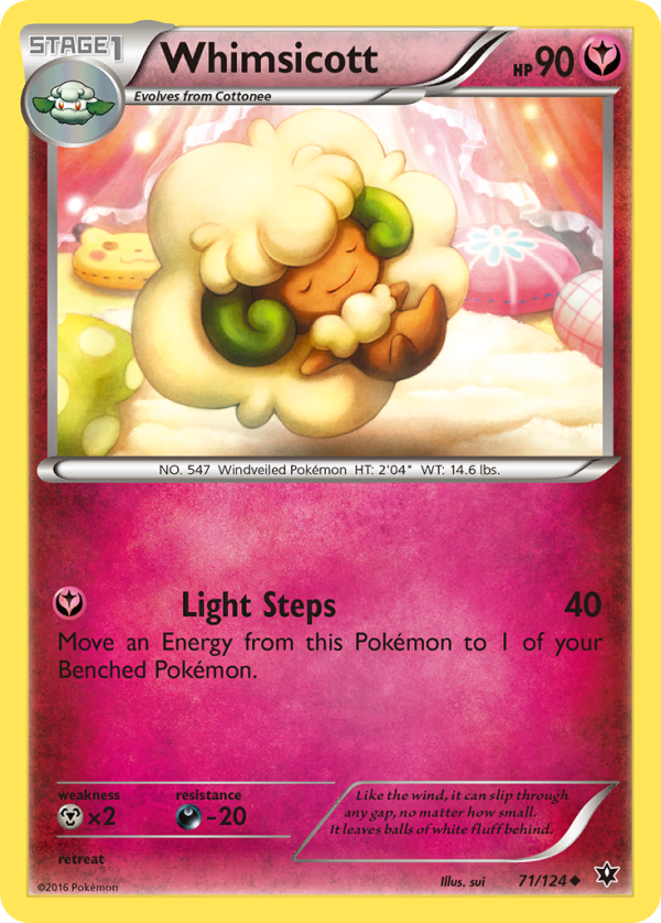 Whimsicott (71 124) [XY: Fates Collide] For Sale