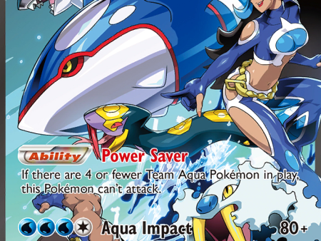 Team Aqua s Kyogre EX (6 34) [XY: Double Crisis] For Discount