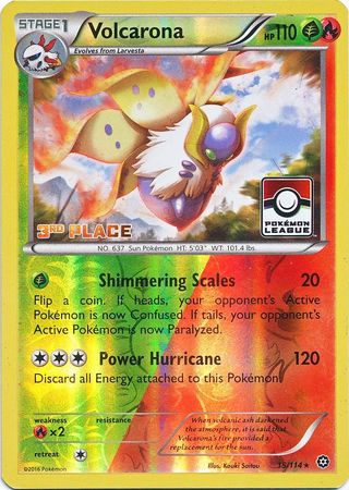 Volcarona (15 114) (League Promo 3rd Place) [XY: Steam Siege] Sale