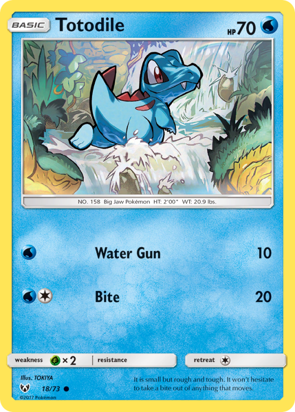 Totodile (18 73) [Sun & Moon: Shining Legends] For Sale