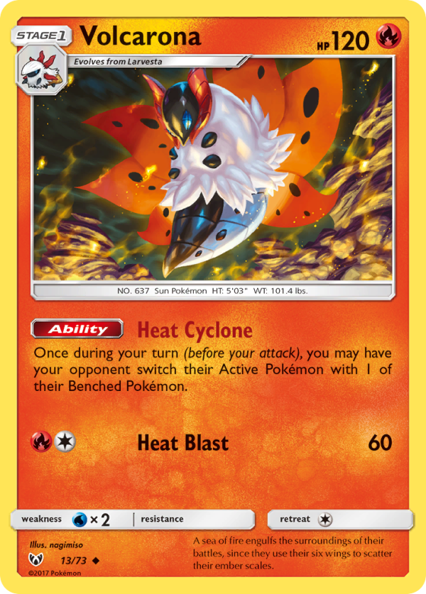 Volcarona (13 73) [Sun & Moon: Shining Legends] For Cheap