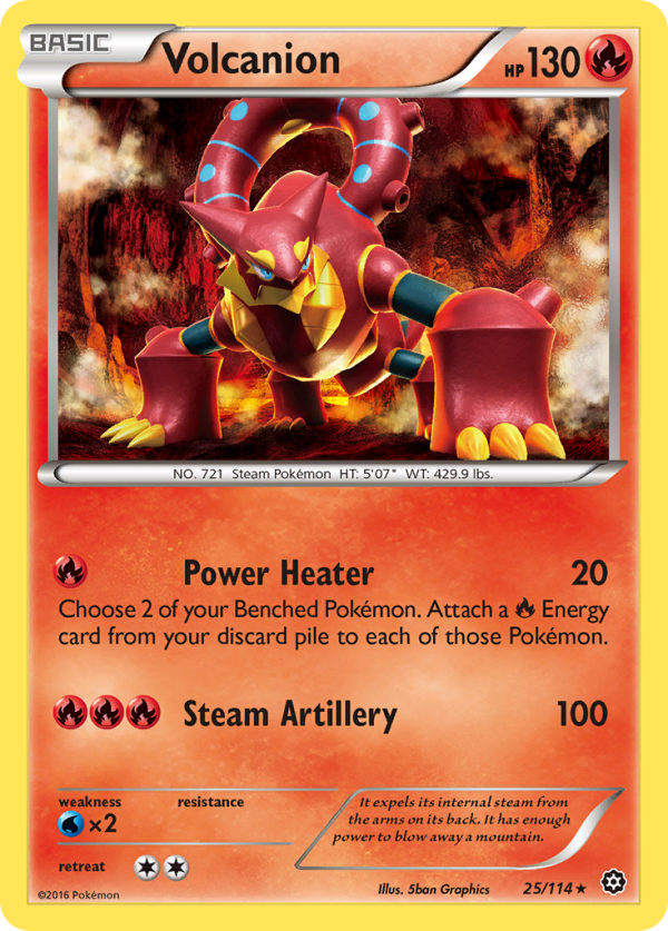 Volcanion (25 114) [XY: Steam Siege] Online