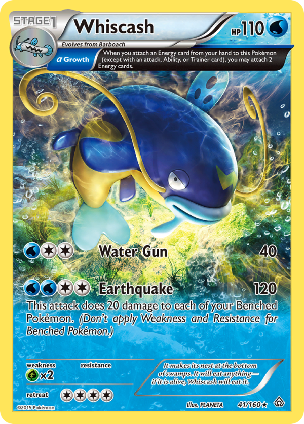 Whiscash (41 160) [XY: Primal Clash] Supply