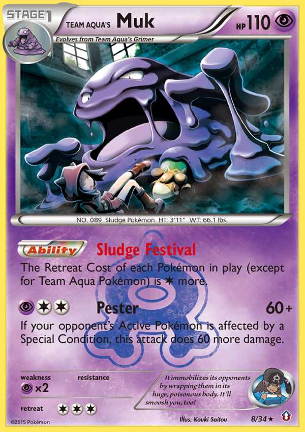 Team Aqua s Muk (8 34) [XY: Double Crisis] Online