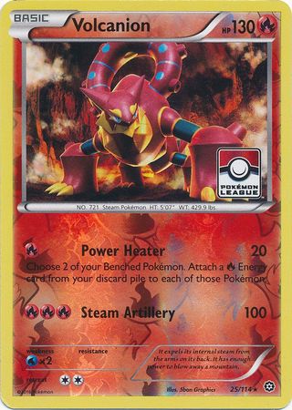 Volcanion (25 114) (League Promo) [XY: Steam Siege] For Discount