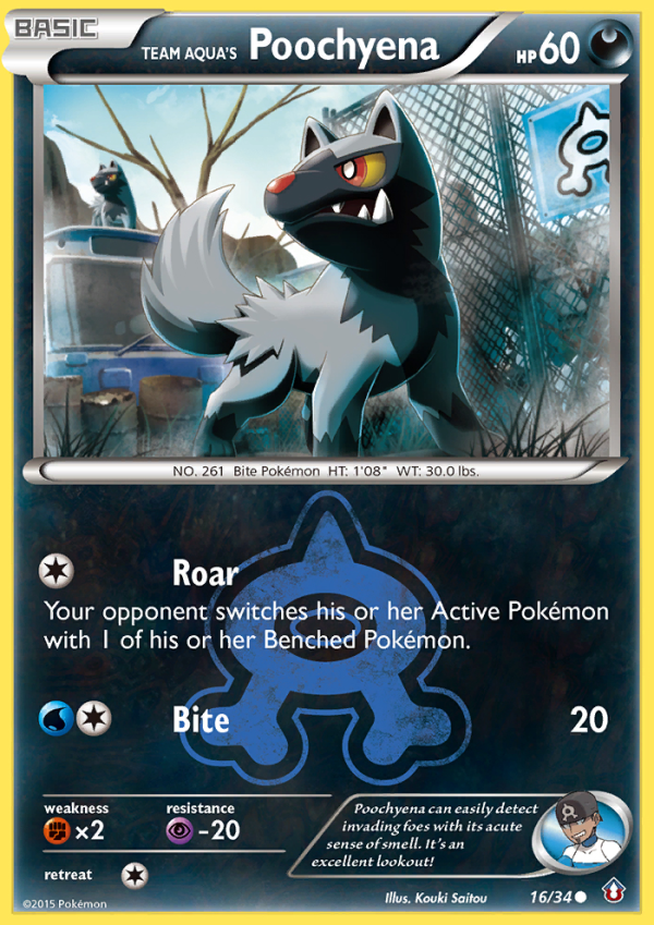 Team Aqua s Poochyena (16 34) [XY: Double Crisis] Discount