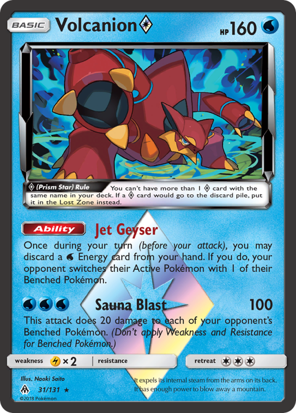 Volcanion (31 131) (Prism Star) [Sun & Moon: Forbidden Light] Cheap