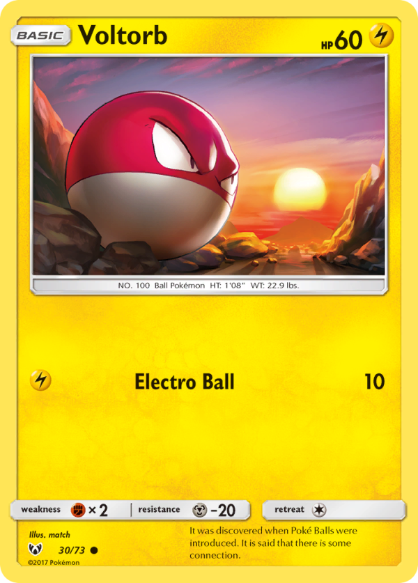 Voltorb (30 73) [Sun & Moon: Shining Legends] Hot on Sale